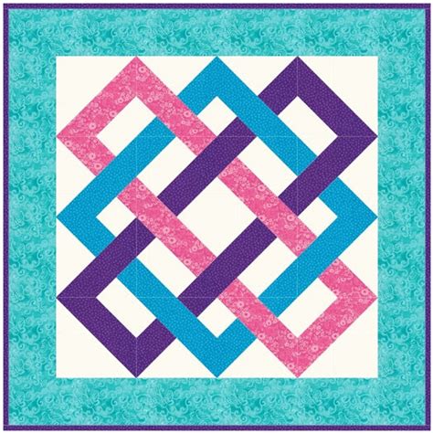 quilt block pattern modern interwoven quilt pattern paper pieced