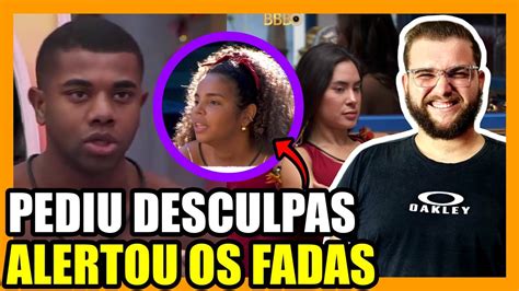 BBB 24 PITEL PEDE DESCULPA PROS FADAS SINCERÃO PROMETE TRET4 DAVI