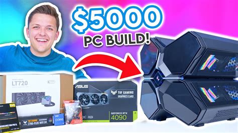 Insane 5000 Gaming PC Build 2022 RTX 4090 Deepcool Quadstellar