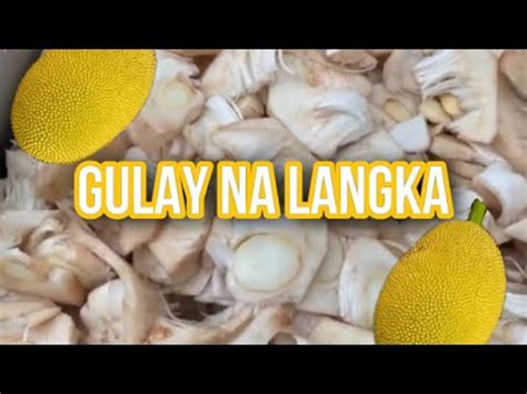 Making Raw Jackfruit Kinilaw Na Langka YouTube