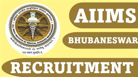 Aiims Bhubaneswar Recruitment 2023 For Technician Check Vacancy