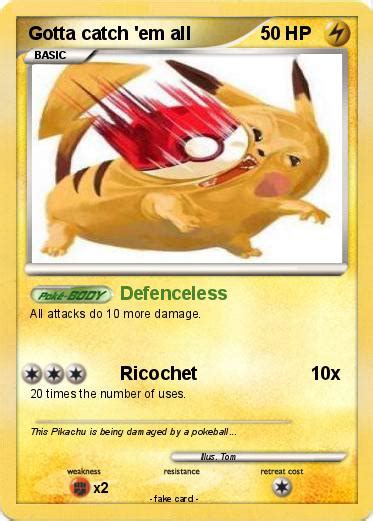 Pokémon Gotta catch em all 2 2 - Defenceless - My Pokemon Card