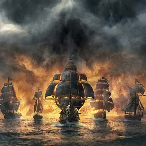 Pirate Ships Wallpaper Engine - Skull And Bones Pirate Game - 800x800 - Download HD Wallpaper ...