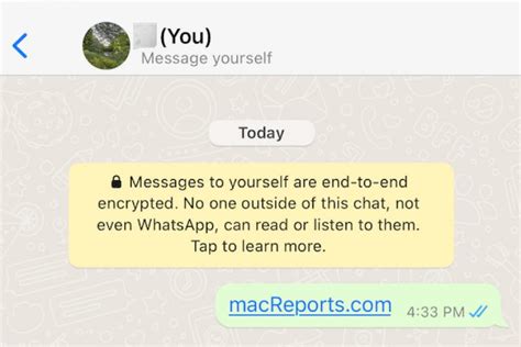 How To Message Yourself On Whatsapp • Macreports