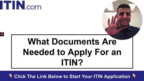 What Documents Are Needed To Apply For An Itin Itin 2020 Youtube