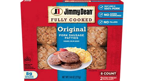 Fully Cooked Original Pork Sausage Patties | Jimmy Dean® Brand