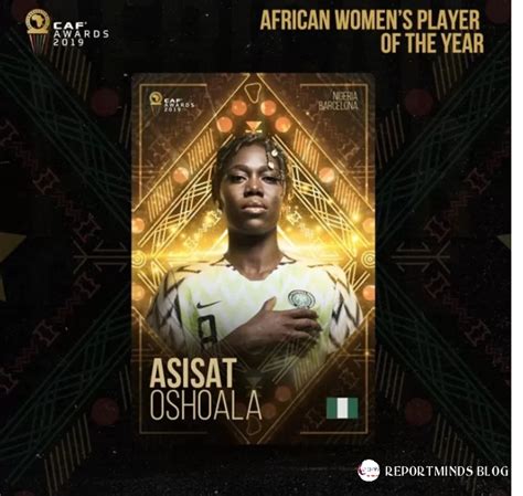 Nigerian Barca Forward Asisat Oshoala Wins 2019 CAF Women S Best