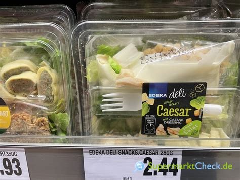 Edeka Deli Snack Salat Caesar Mit Caesar Dressing Preis Angebote