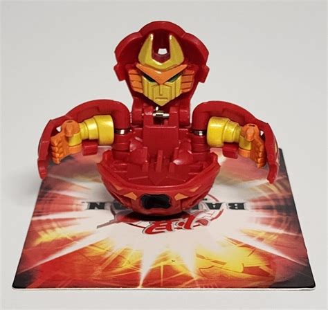 Bakugan Gundalian Invader Pyrus Red Mystic Chancer W Fast Free