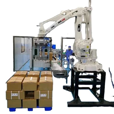 Automatic Pallet Stacking Robot Palletizer Robotic Stacking Boxes