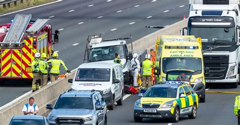 M1 Reopens After Serious Crash Between J25 And J24a Nottinghamshire