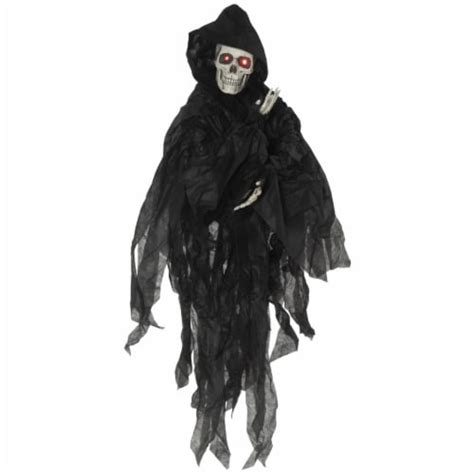 45 Outdoor Halloween Decorations Grim Reaper Lighted Hanging Ghost