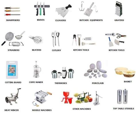 In The Kitchen Vocabulary Kitchen Tool Names Modern Kitchen Tools Kitchen Tools And Gadgets