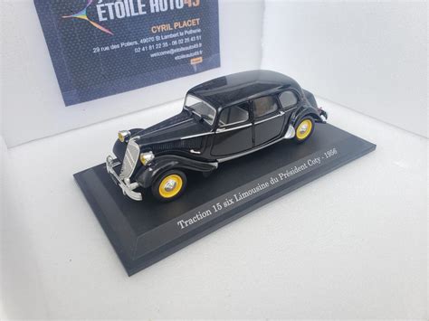 Citroën Traction 15 six Limousine du Président Coty 1956 Etoile