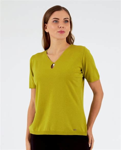 Womens Short Sleeve Sweater With A Round Collar · Womens Fashion · El Corte Inglés