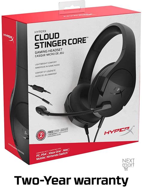 Hyperx Cloud Stinger Core Gaming Headset Noise Cancelling Mic In Line