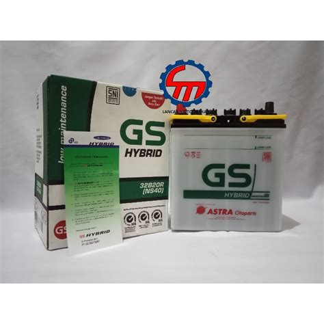 Jual Aki Accu Basah Gs Astra Hybrid NS40 32Ah Carry 1 0 1 3 1 5 Futura