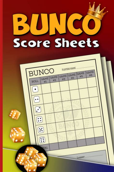 Buy Bunco Score Sheets Score Sheets For Scorekeeping Bunco Score