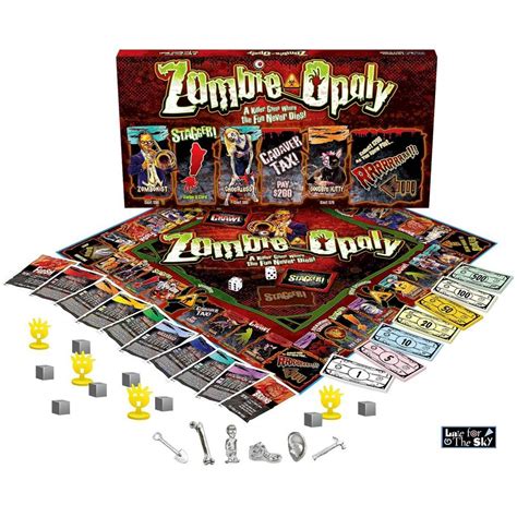 Zombie Opoly Board Game Halloween Toys And Games For Kids Popsugar