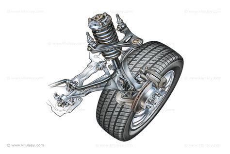 Stock Images of Car Engines Components, Suspensions & Electrical Parts