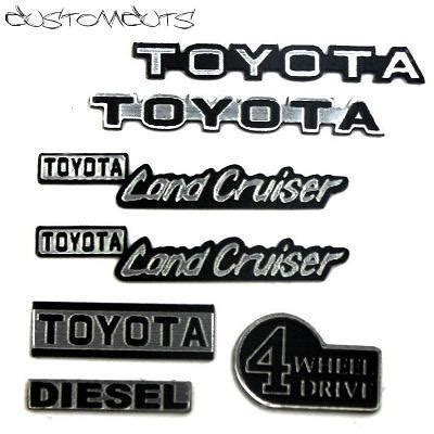 Toyota Land Cruiser Fj Emblems Customcuts