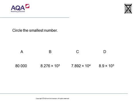 Standard Form Foundationhigher Gcse Maths Question Of The Week On