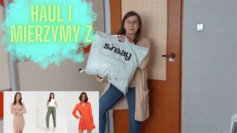 Haul I Mierzymy Z Sinsay Youtube