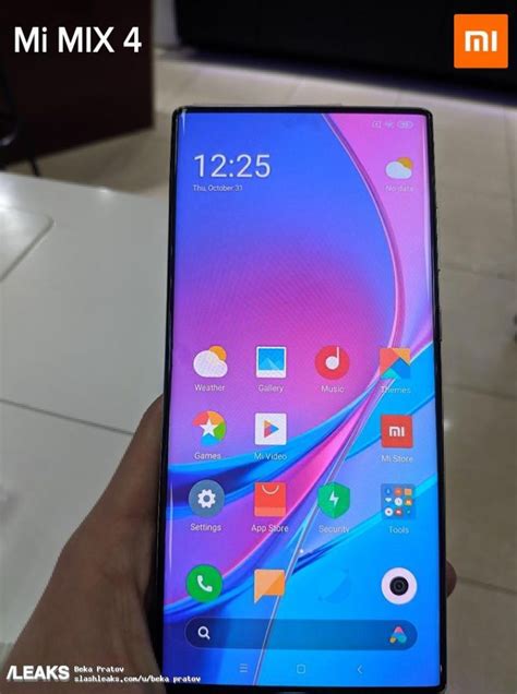 Aparecen Nuevas Imágenes Reales Del Xiaomi Mi Mix 4 Mostrándonos Su Doble Cámara Selfie Bajo