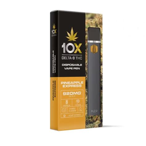 Pineapple Express Delta 8 Thc Vape Pen Disposable 10x 920mg