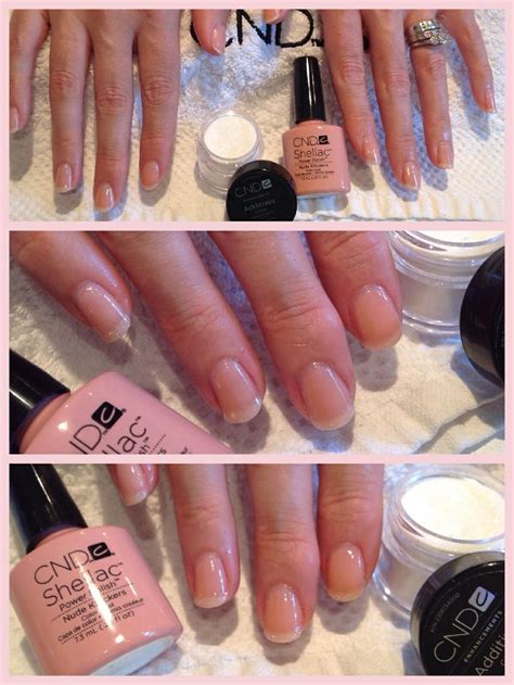 Just Beautiful Shellac Manicure In Nude Knickers With Sizzling Sand CND