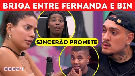 Bbb Treta Entre Fernanda E Bin Davi Revoltado Leidy E Giovanna