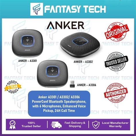 Anker A3301 A3302 A3306 A3305 S500 Powerconf Bluetooth