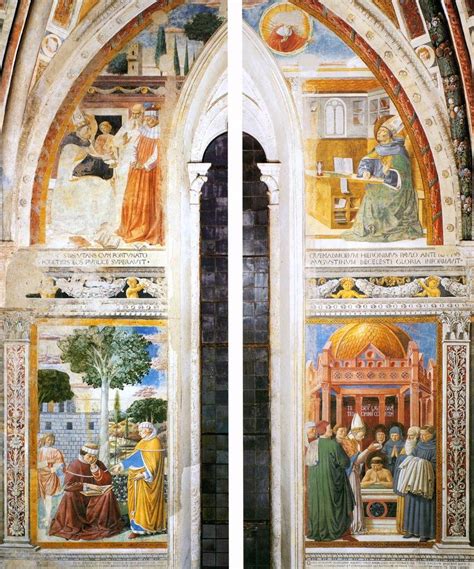 Benozzo Gozzoli 1421 1497 Fresco Apsidal Chapel Of Sant