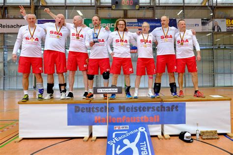 Deutsche Meisterschaft 45 Im Faustball In Erolzheim Josef Rief MdB