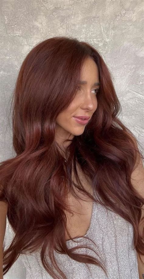 Captivating Hair Colors For The Chilly Season Charming Burgundy