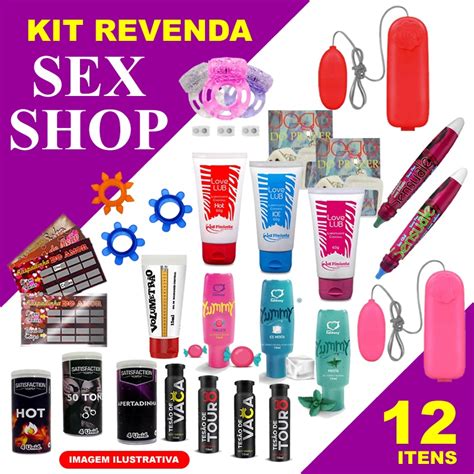 Kit Sex Shop 62 Produtos Eróticos Atacado Sexy Shop Revenda Escorrega