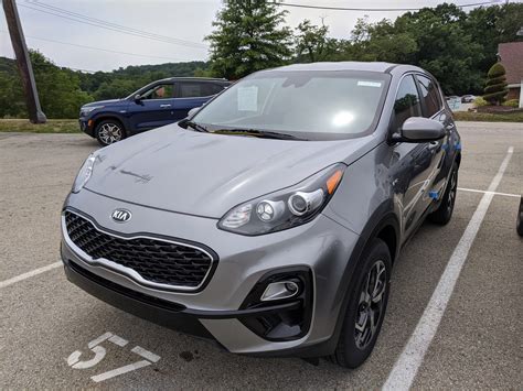 New 2021 Kia Sportage Lx In Sparkling Silver Greensburg Pa K04165