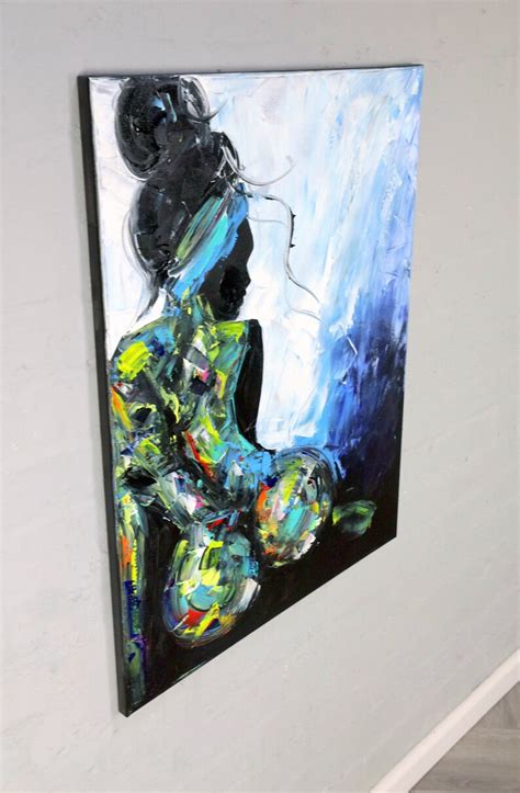 Naked Woman Oil On Canva Naked Gir Art Modern Oil Art Etsy Ireland