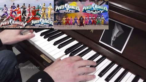 Power Rangers Turbo In Space Lost Galaxy Theme Songs Piano Cover