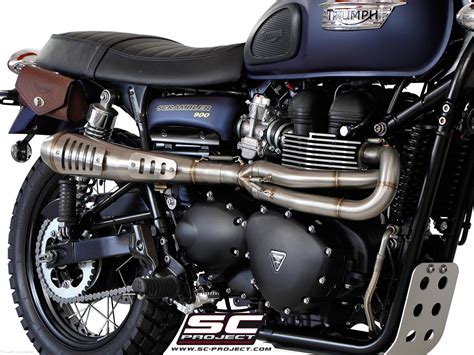 Conic Full System Exhaust By SC Project Triumph Scrambler 2015 T10