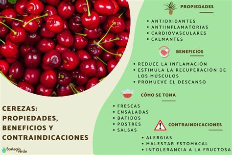 Cerezas Propiedades Beneficios Y Contraindicaciones Gu A Completa