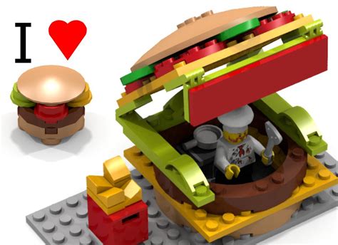 Lego Ideas Happy Burger