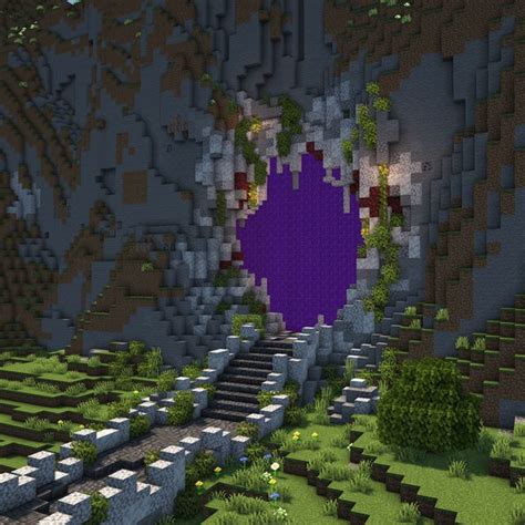 Minecraft Hardcore Nether Portal First Portal I Ve Built In The World