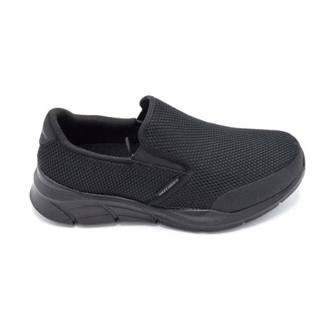 Skechers Krimlin -Extra Wide Slip On - Black - 6E Fit — Wide Shoes