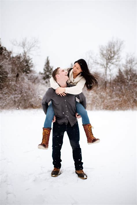 Winter Engagement Photo Ideas Merrisa Caroline Photography