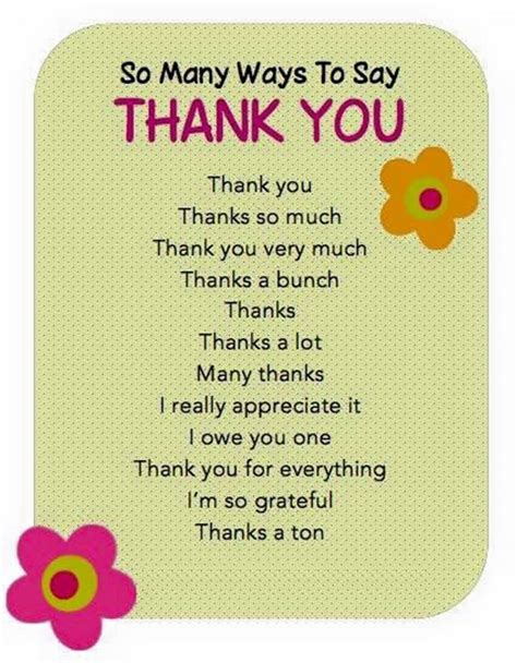 Thank You You Are Appreciated