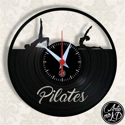 Relogio De Paredes Academia De Pilates Silencioso Quartzo Elo7