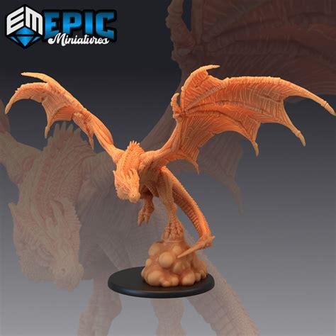 Dnd Dragon Dnd Wyvern Miniature Giant Creature Dungeons and - Etsy