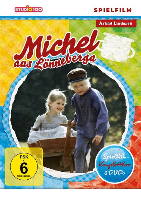 Michel aus Lönneberga Spielfilm Komplettbox 3 DVDs von Olle Hellbom