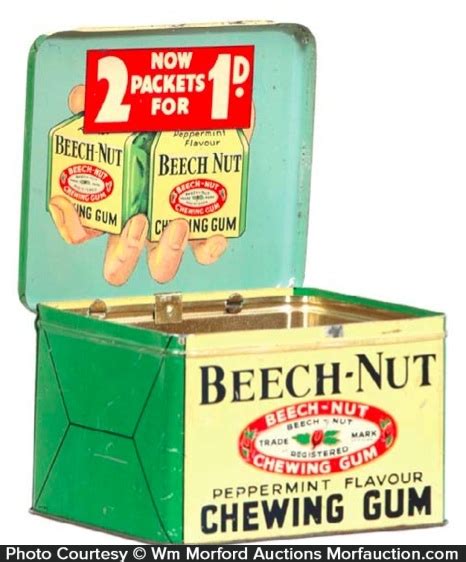 Beech Nut Gum Tin • Antique Advertising